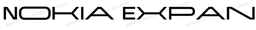 Nokia Expanded字体转换
